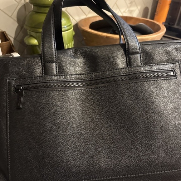 AWAY Everywhere (Original) Black Leather Travel Tote Duffel (Discontinued Model) - Picture 3 of 11